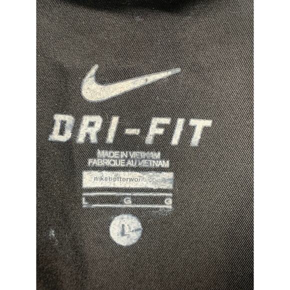 NIKE Men's Black-White Dri-Fit Charleston Football Zip-Up Track Jacket SZ L - Picture 9 of 12